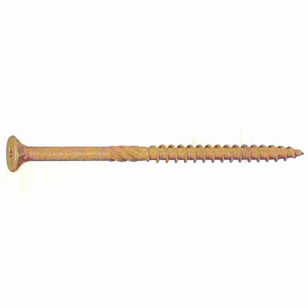 Deck Screw, #10 x 3-1/2 in, Steel, Flat Head, Torx Drive, 1500 PK -  SABERDRIVE, 51194